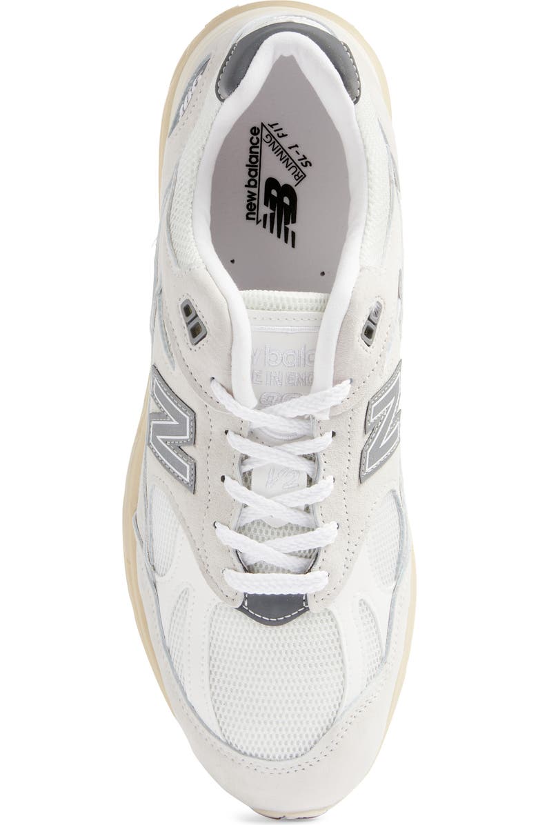 New Balance Gender Inclusive Made in UK 991 v2 Sneaker, Alternate, color, Wind Chime/ White