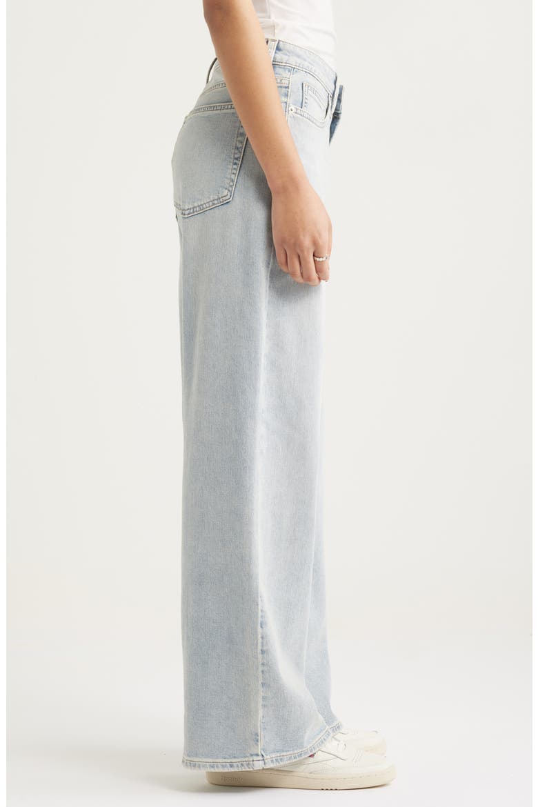 Mid Rise Baggy Jeans, Alternate, color, BUCK YELLOW TINT WASH