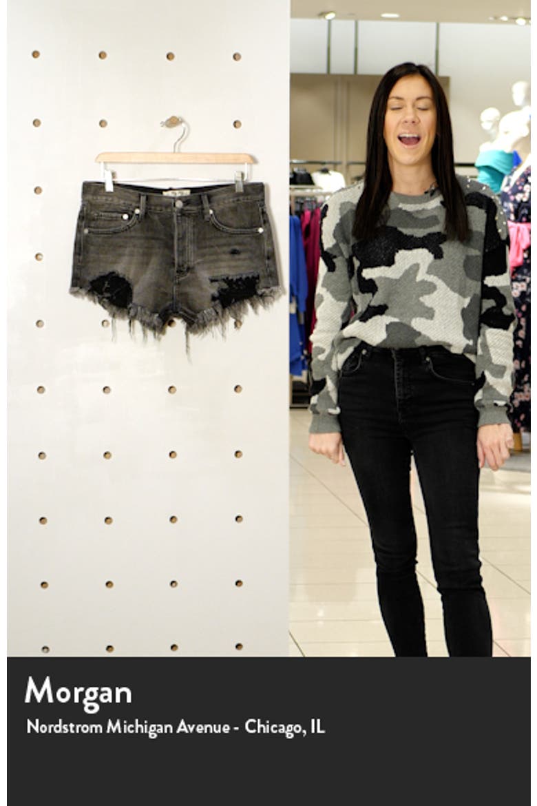 Loving Good Vibrations Fray Hem Denim Shorts video