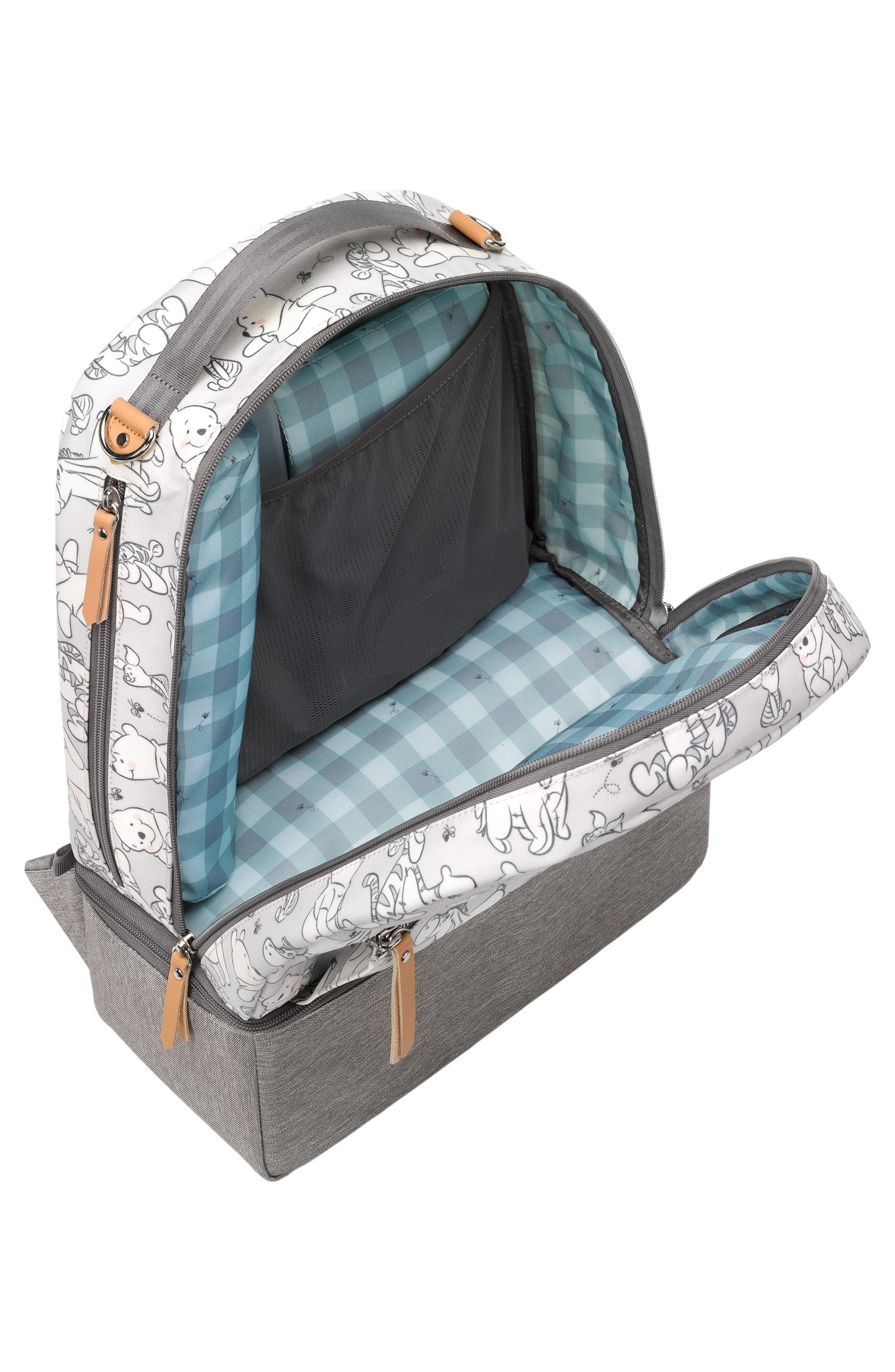 Petunia Pickle Bottom x Disney Playful Pooh Axis Diaper Backpack, Alternate, color, 