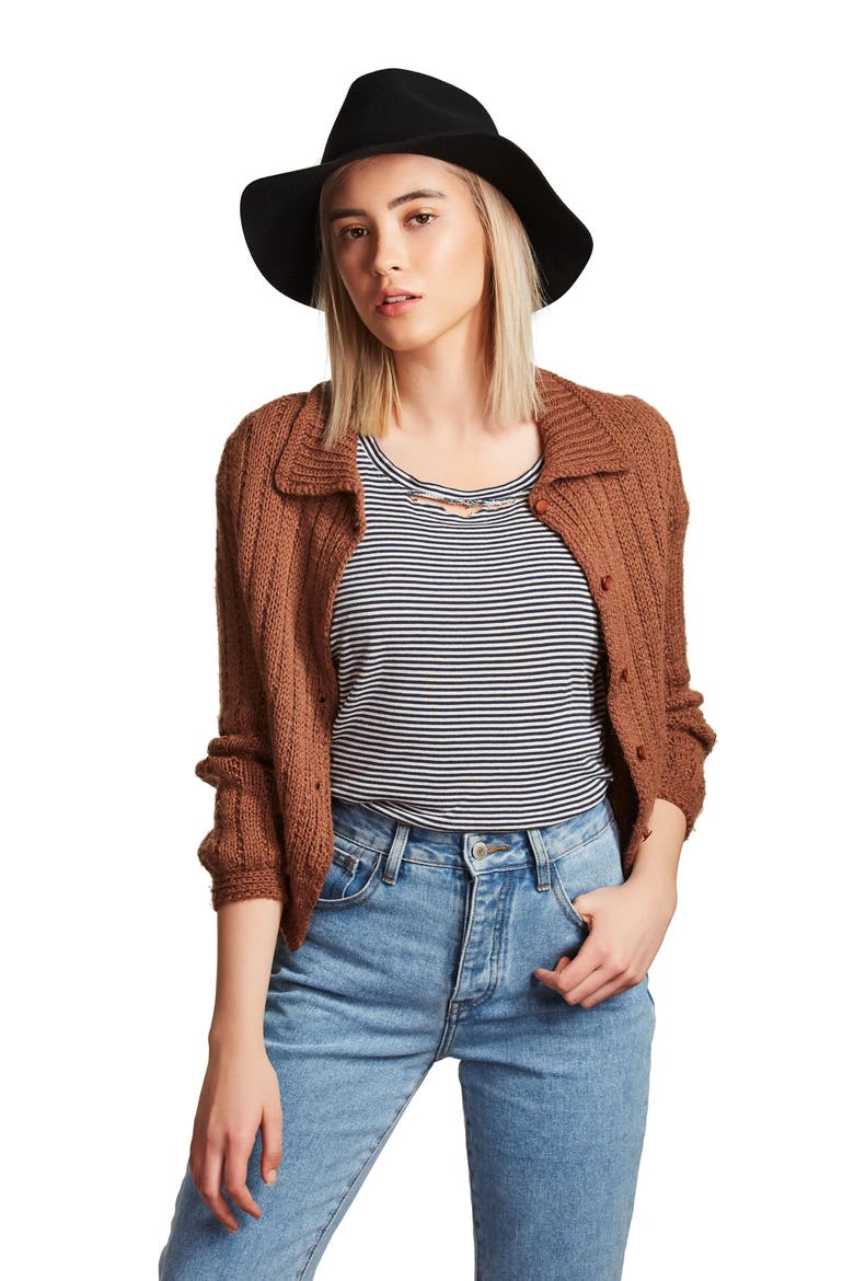 Wesley Wool Fedora, Alternate, color, BLACK
