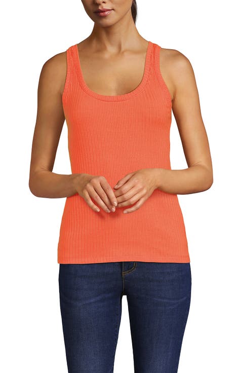 Pointelle Rib UNeck Tank