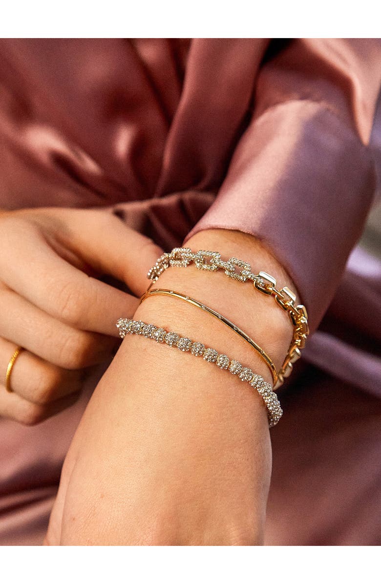 BaubleBar Mary Crystal Pavé Bracelet, Alternate, color,