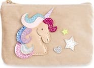 Mimi & Lula Kids' Magic Unicorn Velvet Pouch