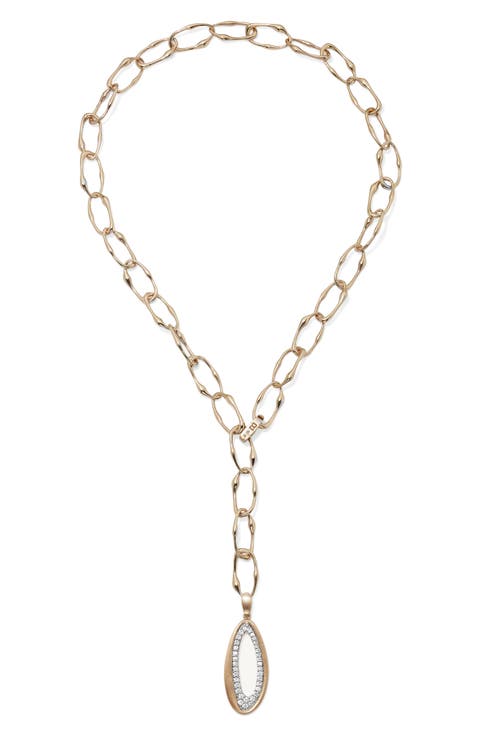Charlotte White Topaz Collar Necklace