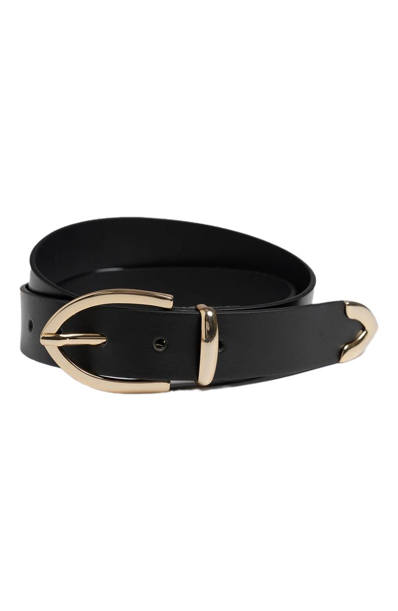 Saint + Sofia Victory Belt, Alternate, color, Black
