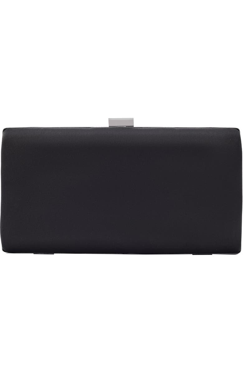 LADY COUTURE Rhinestone Clutch, Alternate, color, Black