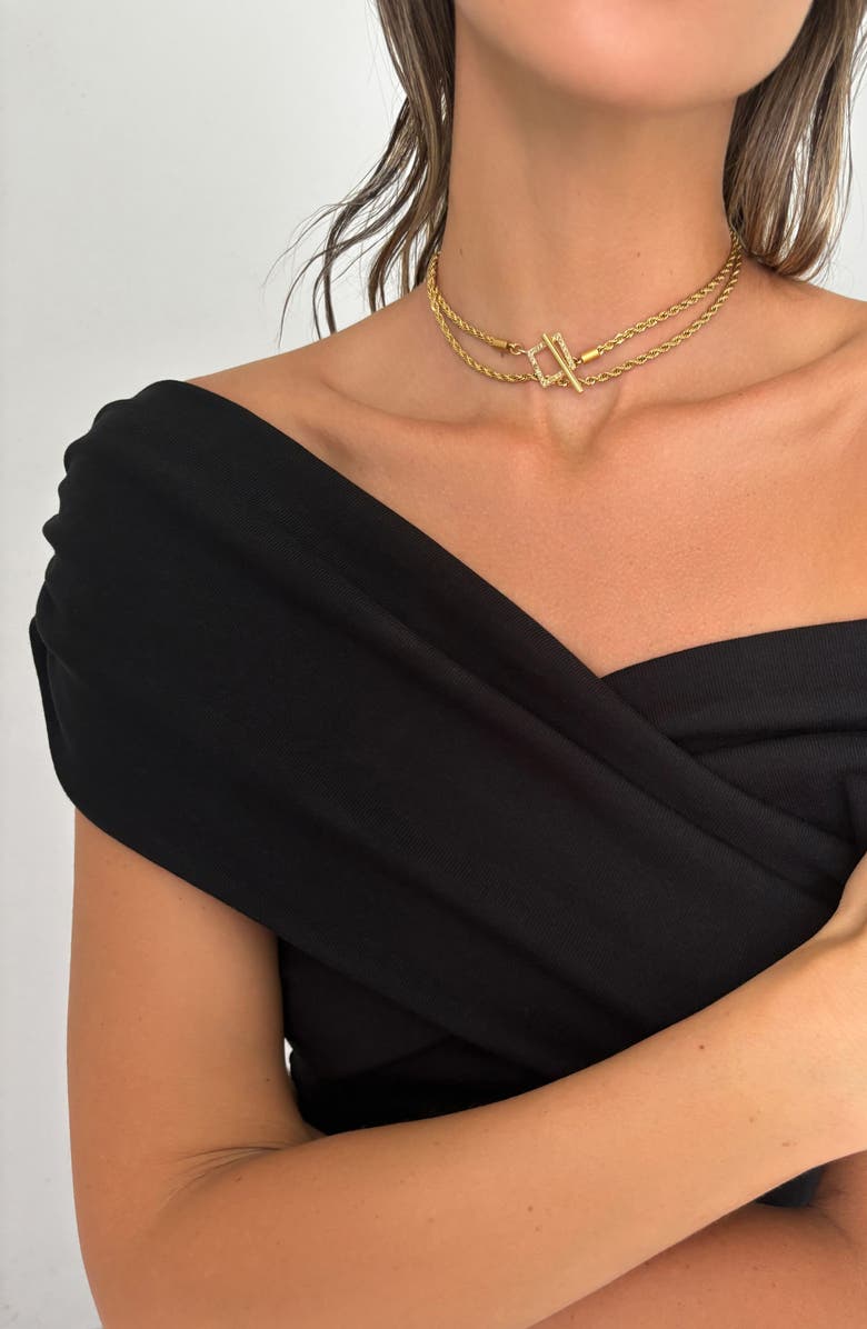 st. Moran Rope Lariat with Pavé Diamonds, Alternate, color, Gold