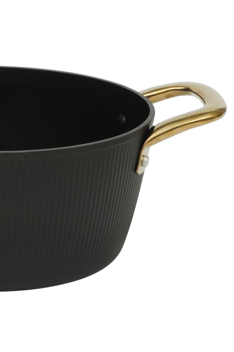 Abbottsford 7 Quart Nonstick Aluminum Dutch Oven, Alternate, color, Black