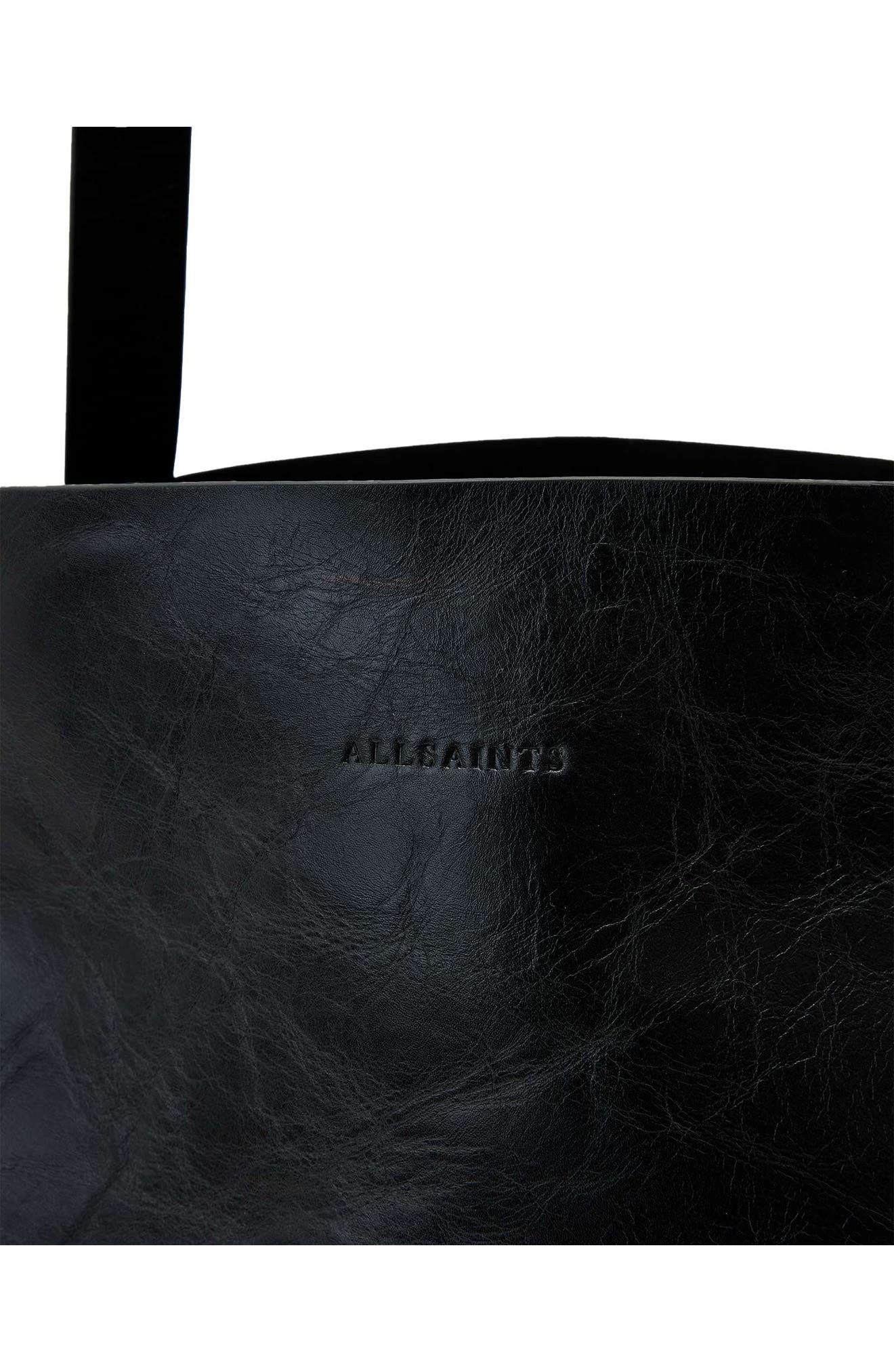 Luxe Genuine Calf Hair Tote, Alternate, color, WHITE/ BLACK