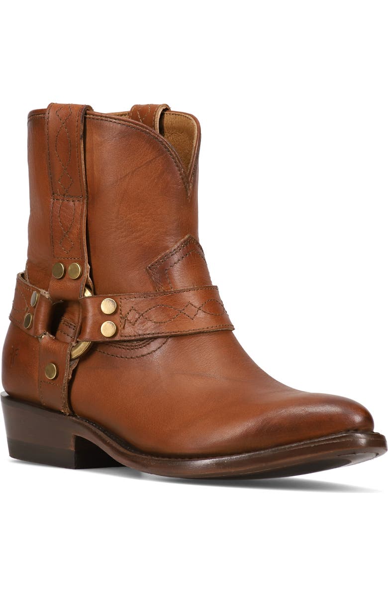 Frye Billy Harness Bootie, Main, color, Saddle