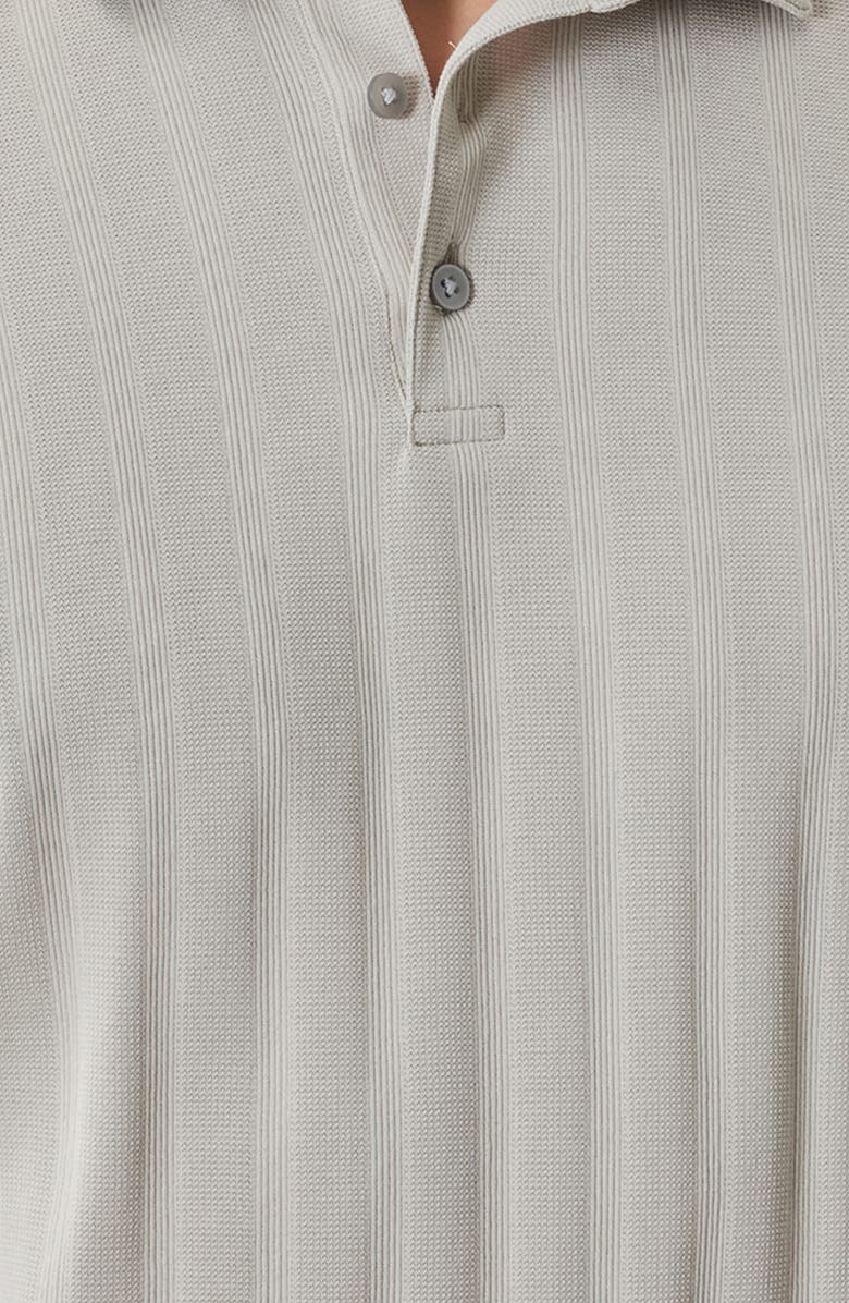 Robert Barakett Caspian Rib Polo, Alternate, color, Moonstone