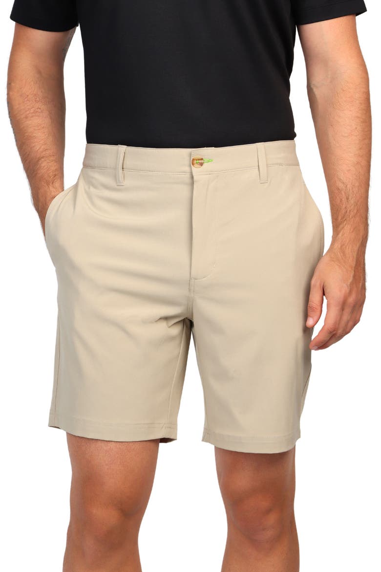 Solid Performance Shorts, Main, color, KHAKI