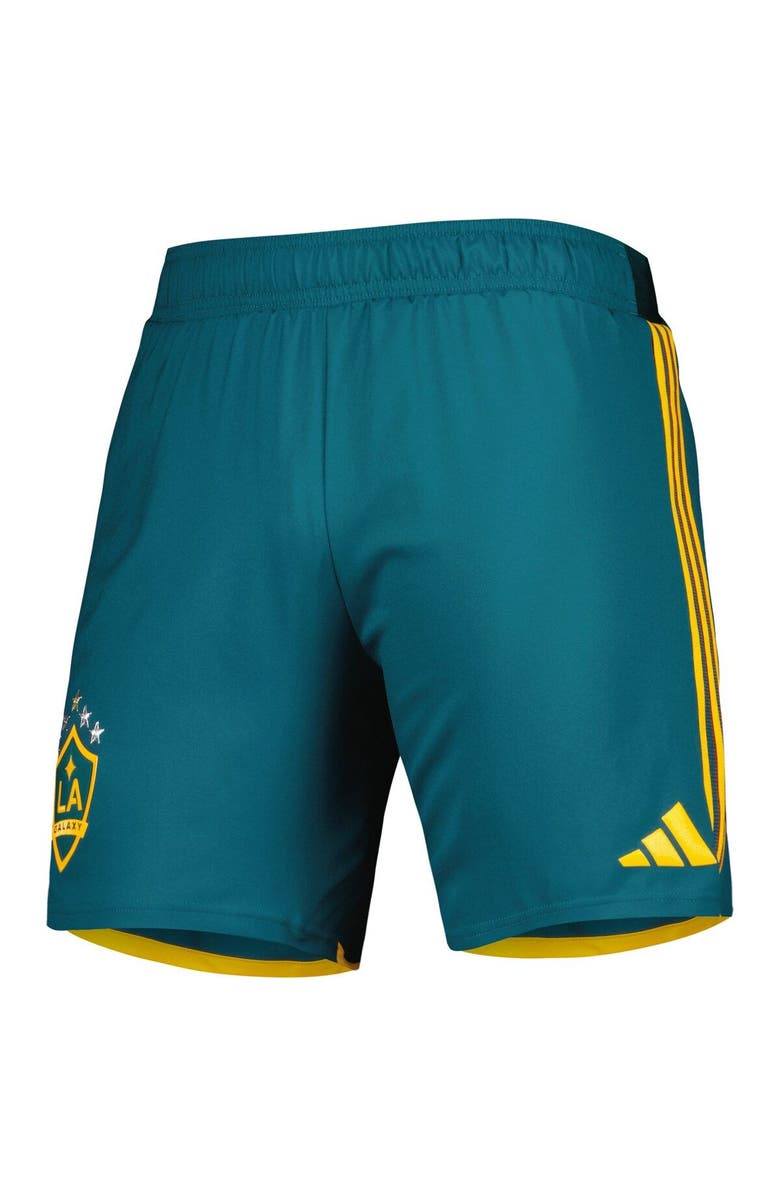 adidas Men's adidas Green LA Galaxy 2023 Away AEROREADY Authentic Shorts, Alternate, color, Green