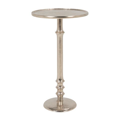 Round Pedestal Accent Table