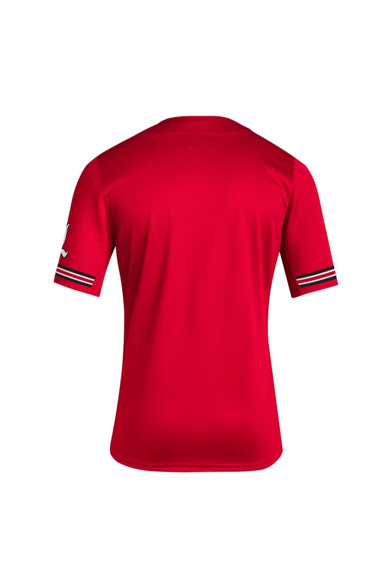Men's adidas Red Louisville Cardinals Reverse Retro Replica Baseball Jersey, Alternate, color, Red