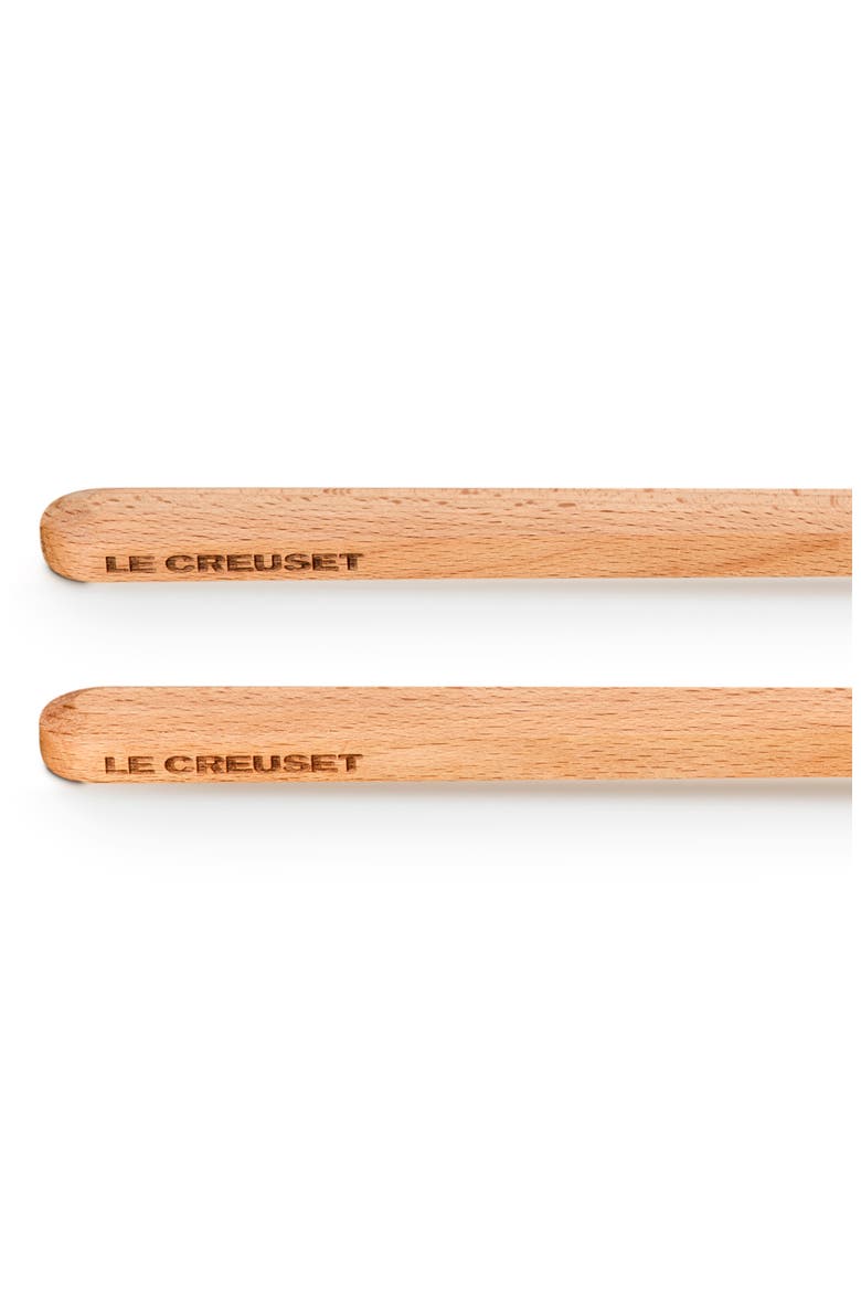 2-Piece Signature Wood Salad Set, Alternate, color, BROWN