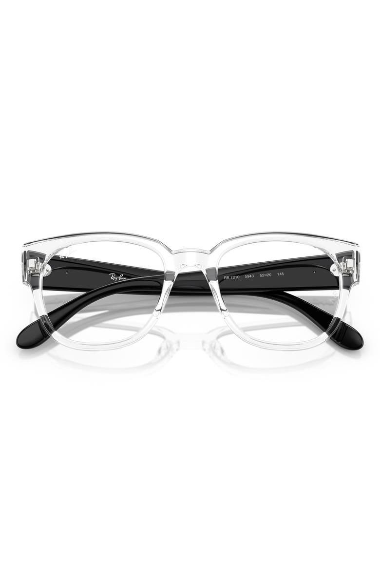 Ray-Ban 50mm Square Optical Glasses, Alternate, color, 