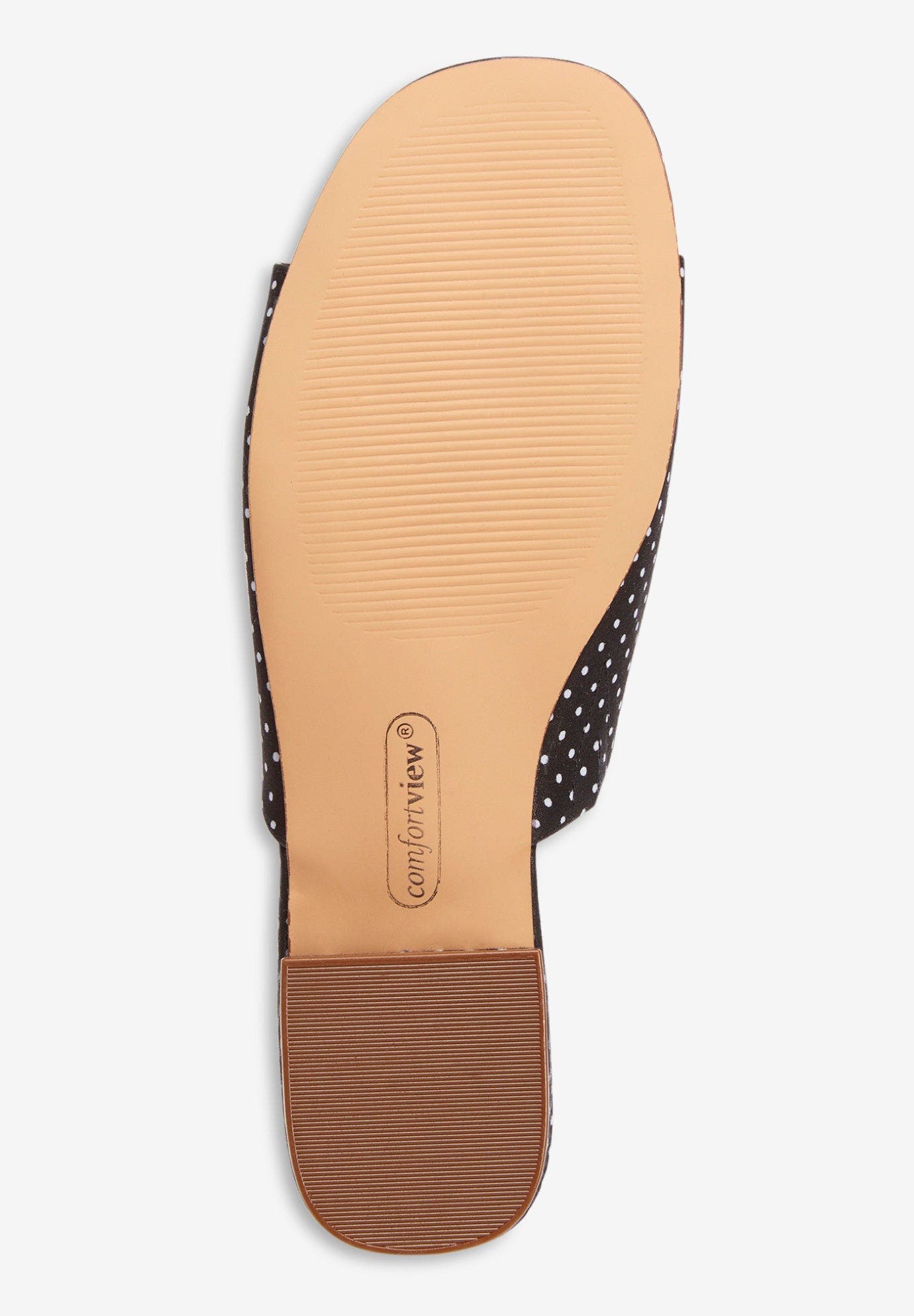 Comfortview The Sola Mule, Alternate, color, Black Dot