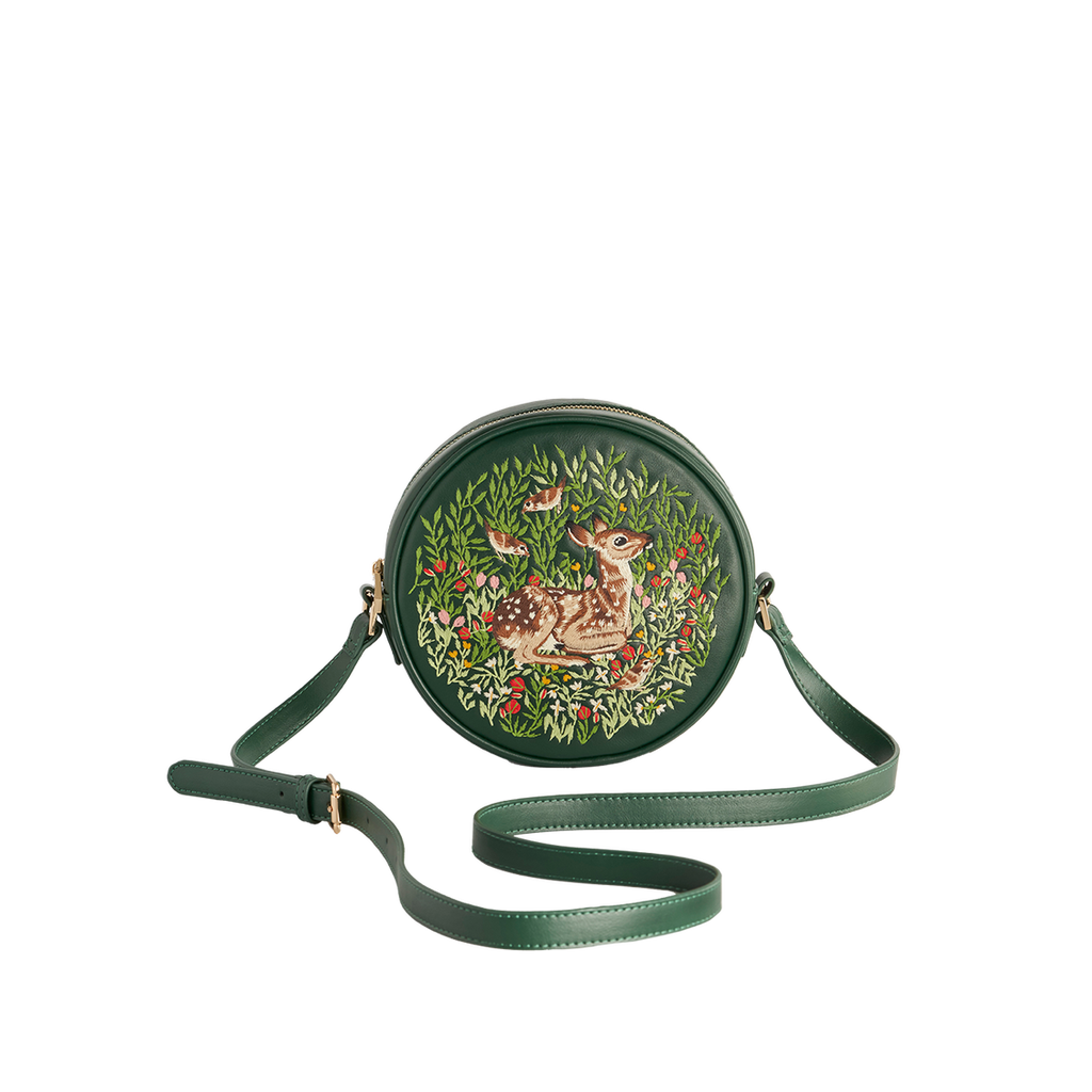 Fable England Fable Chloe Fawn Circle Bag In Green