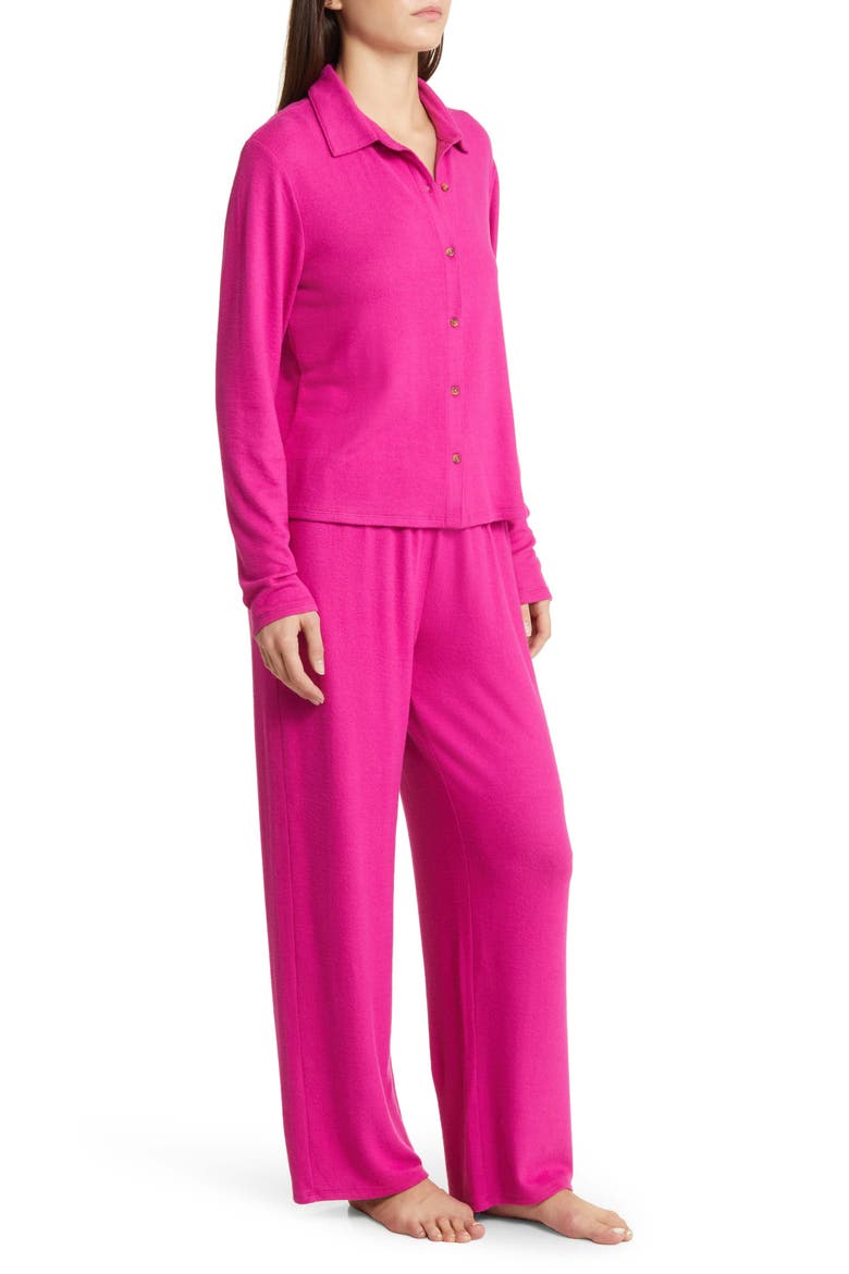 3-Piece Cozy Knit Lounge Set, Alternate, color, PINK PLUMIER