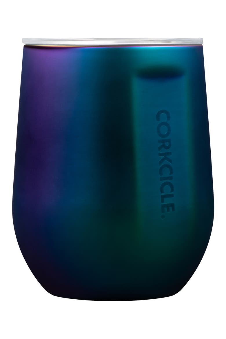 Stemless Insulated Wine Glass, Main, color, DRAGONFLY
