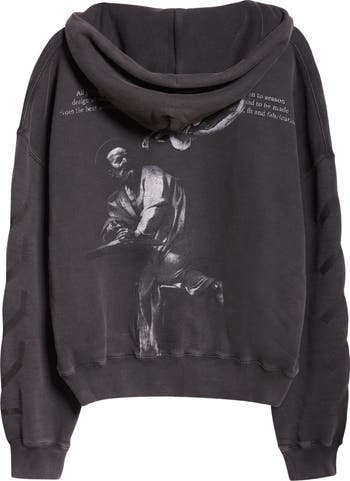 Off-White Saint Matthew Organic Cotton Graphic Hoodie