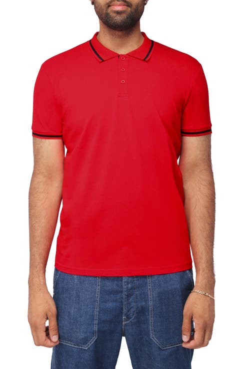 Pipe Trim Knit Polo