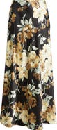 Anne Klein Floral Print Maxi Skirt