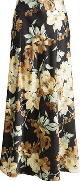 Anne Klein Floral Print Maxi Skirt