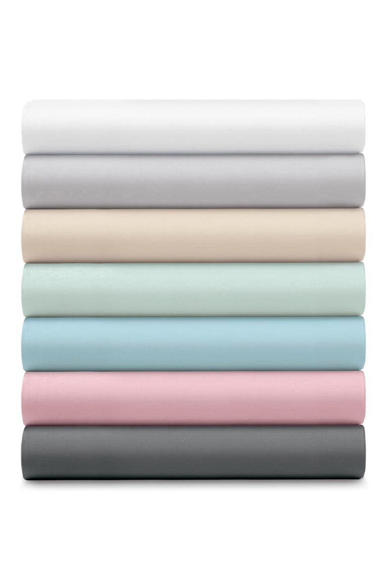 300 Thread Count CottonDuvet Cover & Sham Set, Alternate, color, WHITE