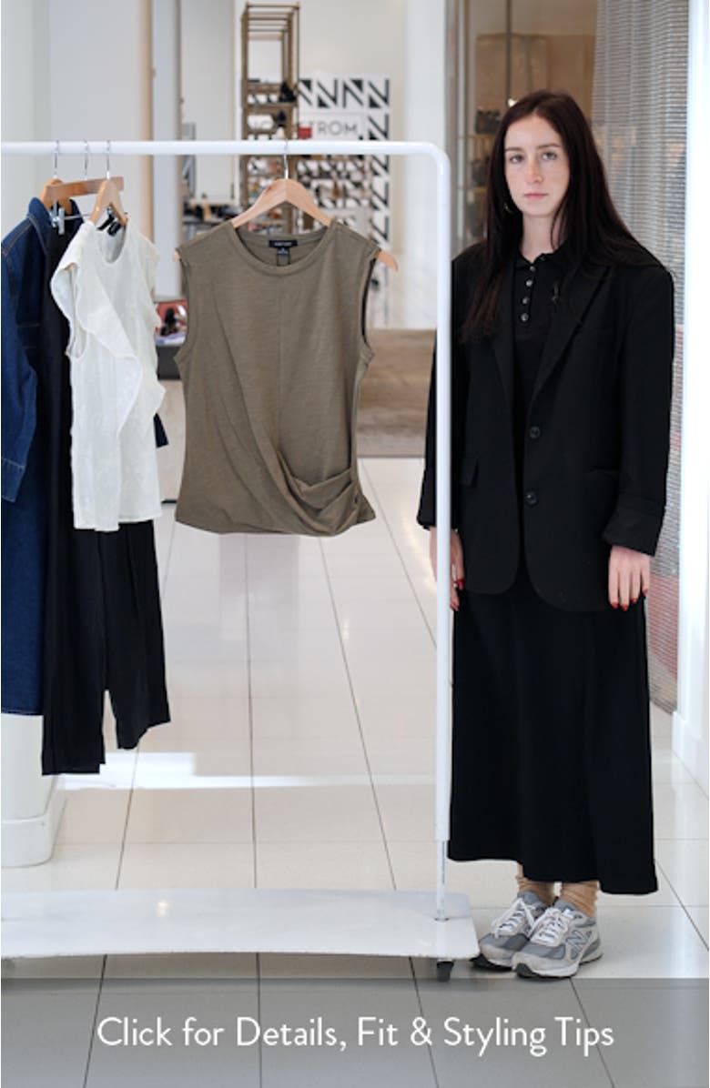 Draped Crewneck Tank, sales video thumbnail