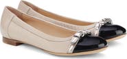 AGL Monika Cap Toe Ballet Flat