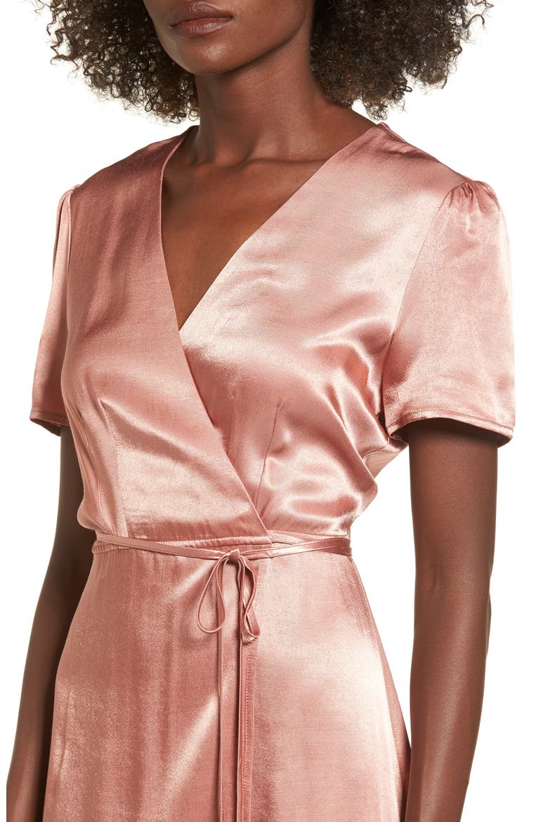 Gwyneth Wrap Maxi Dress, Alternate, color, DUSTY ROSE