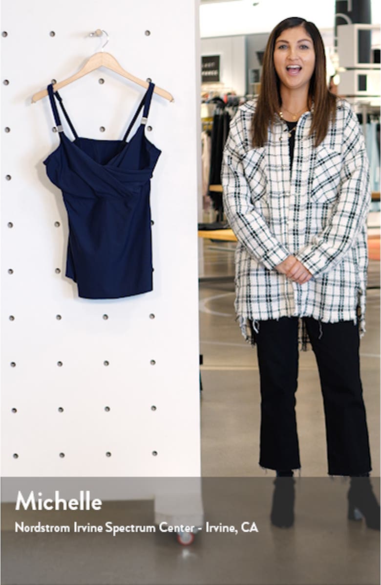 Surplice Underwire Tankini Top, sales video thumbnail