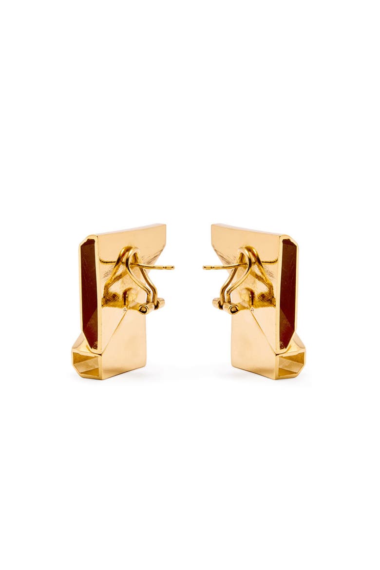 Construction Earrings, Alternate, color, Gold