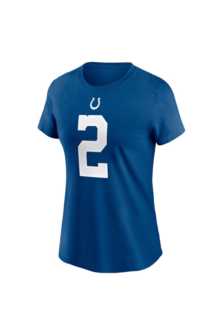 Women's Nike Carson Wentz Royal Indianapolis Colts Name & Number T-Shirt, Alternate, color, ROYAL