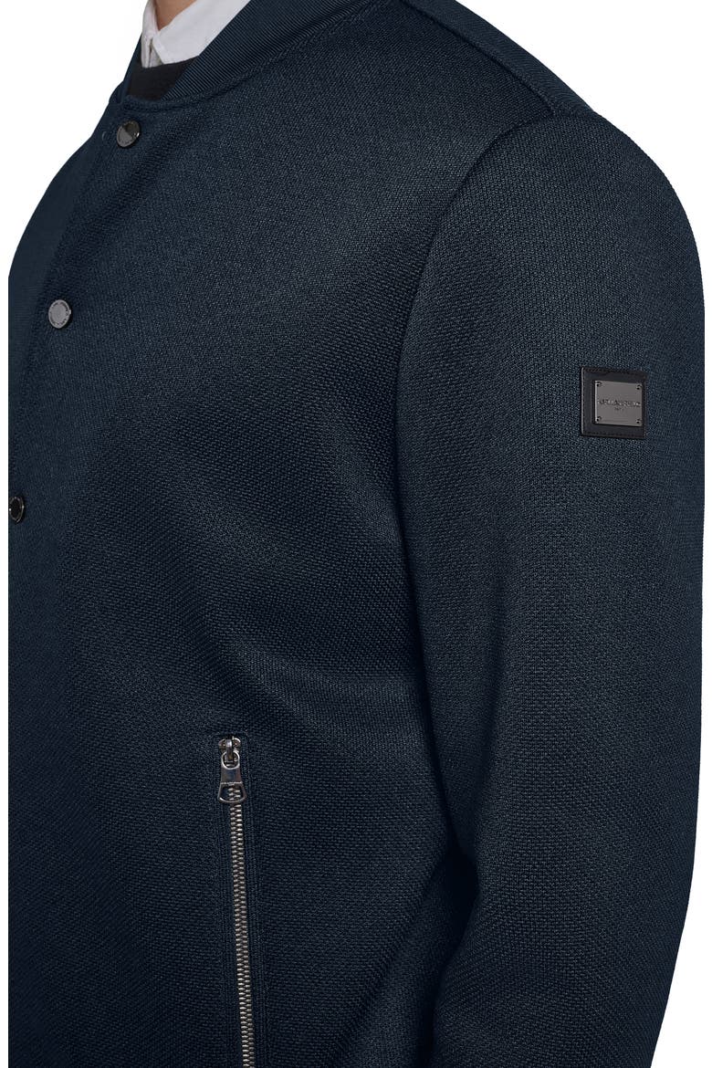 Textured Bomber Jacket, Alternate, color, NAVY