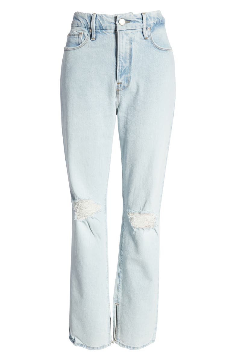 Good American Good Boy High Waist Jeans, Alternate, color,
