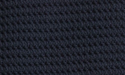 VINCE VINCE CRAFTED TEXTURED CHEST STRIPE SWEATER