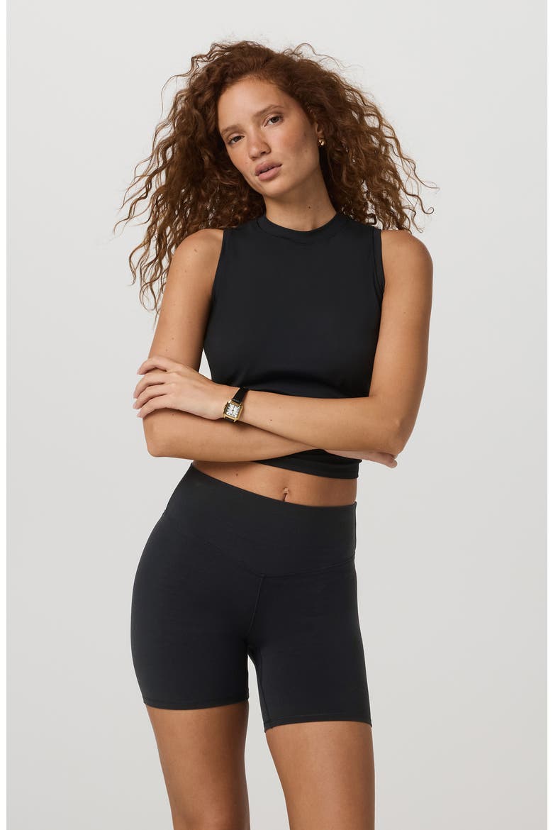 Halo Muscle Tank, Alternate, color, SOLID BLACK
