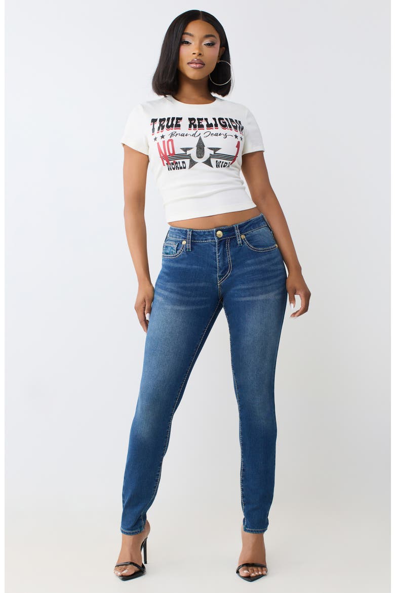 Jennie Big T Mid Rise Skinny Jeans, Alternate, color, MEDIUM OCEAN STORM WASH