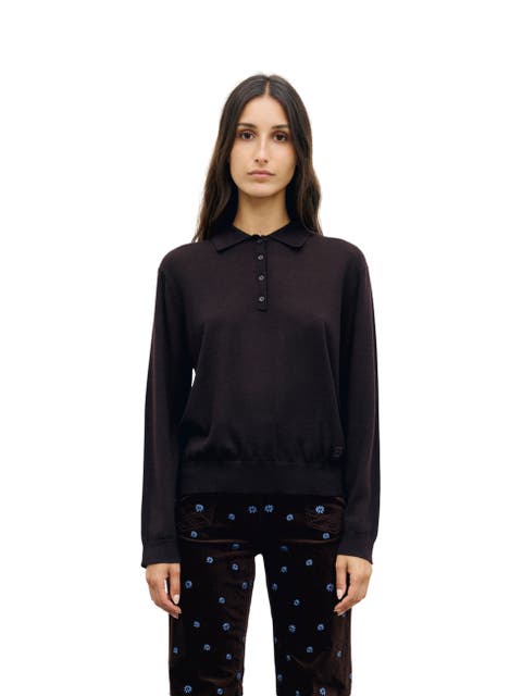 Rebeca Merino Polo Collar Jumper