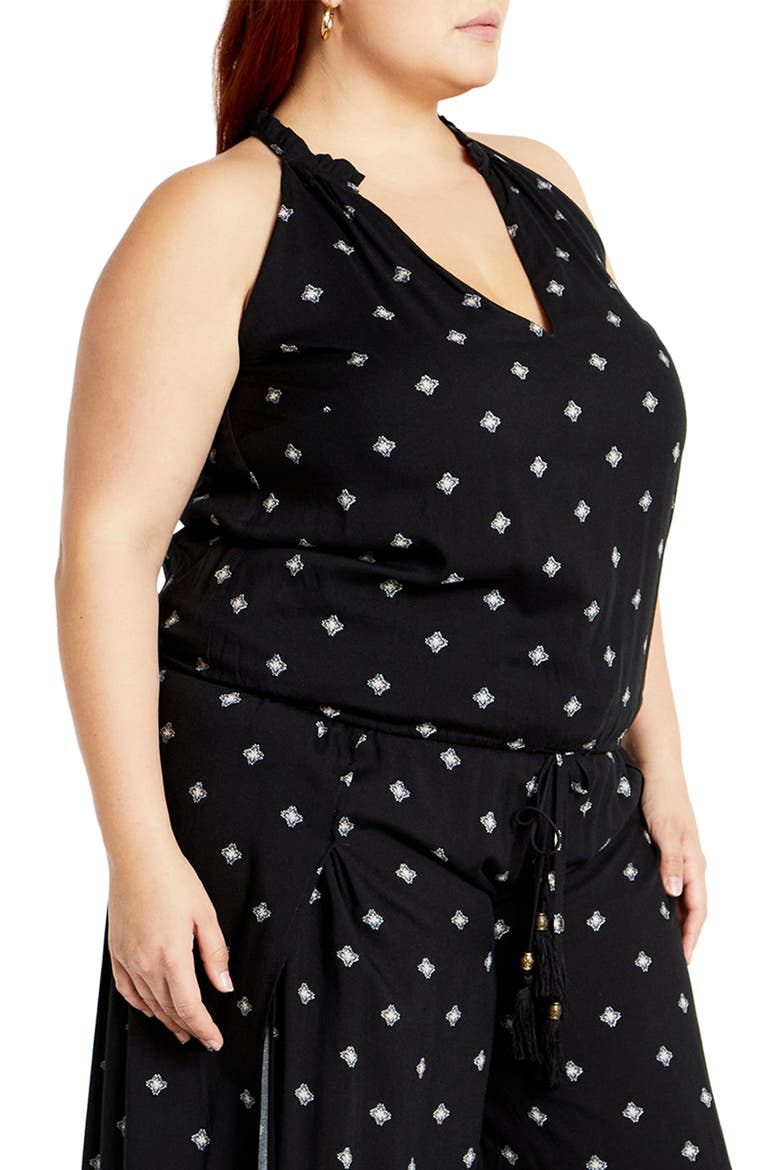 Sky Sleeveless Top, Alternate, color, BLACK WILD LOVE