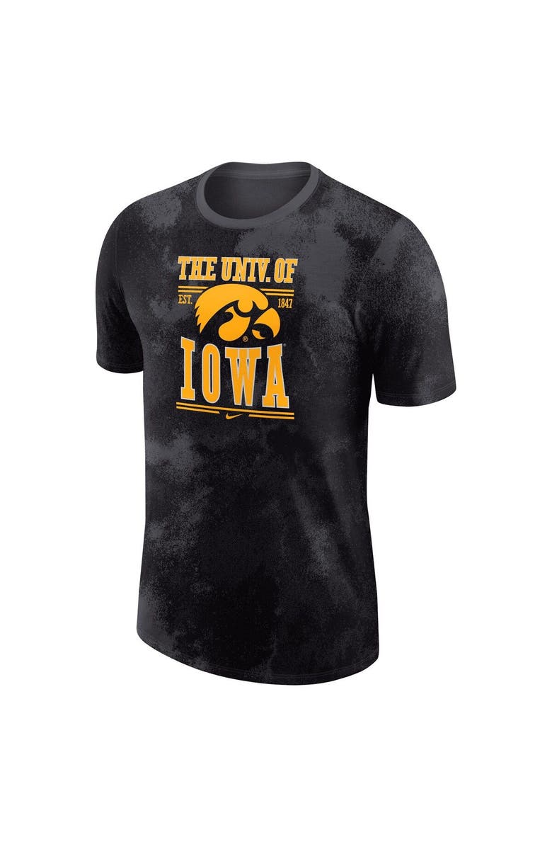 Nike Men's Nike Anthracite Iowa Hawkeyes Team Stack T-Shirt, Alternate, color, Anthracite