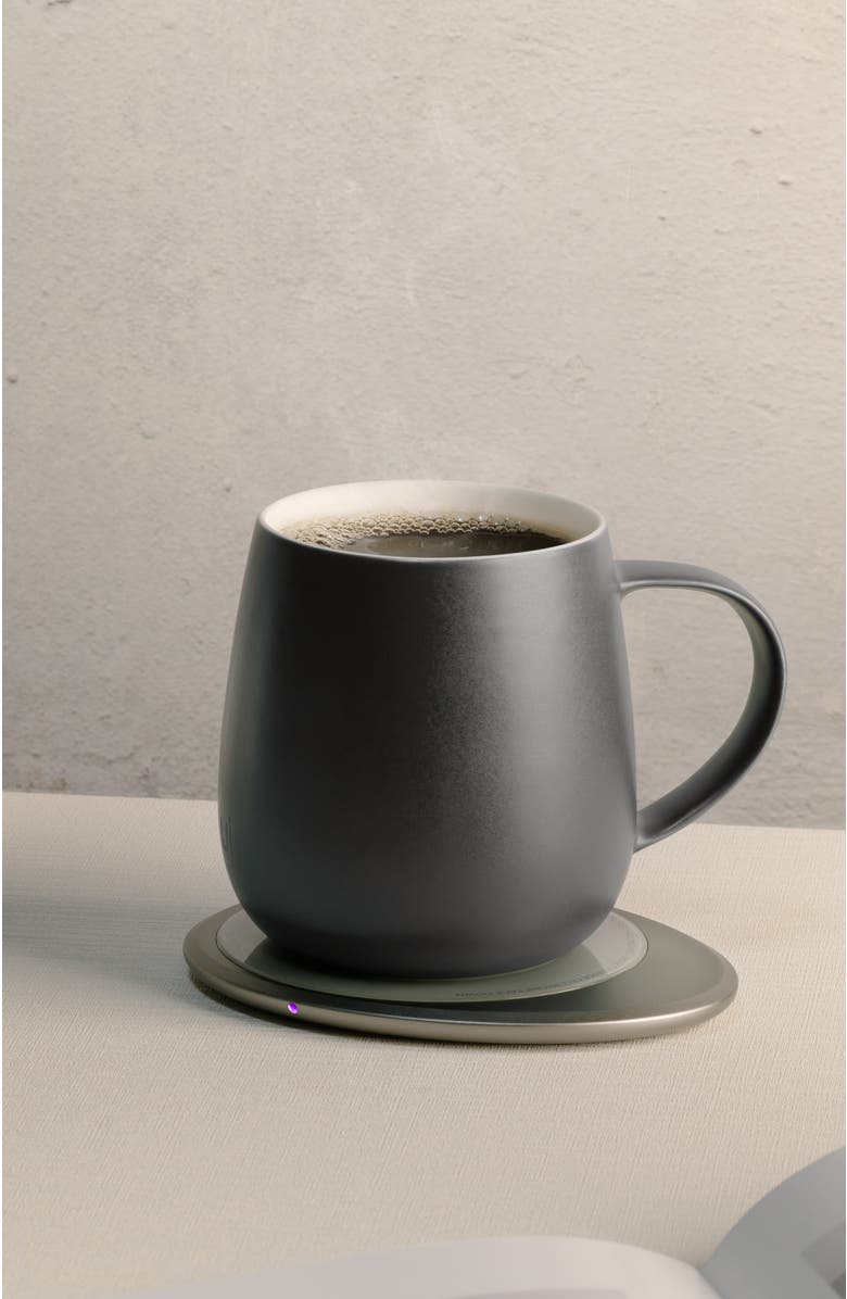 OHOM INC Ui 3 Self-heating Mug Set, Alternate, color, Inkstone Black