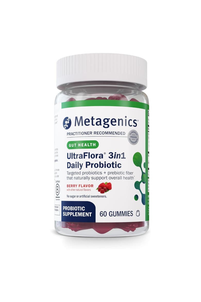 UltraFlora Daily Probiotic and Postbiotic Gummies 60 Gummies, Main, color, None