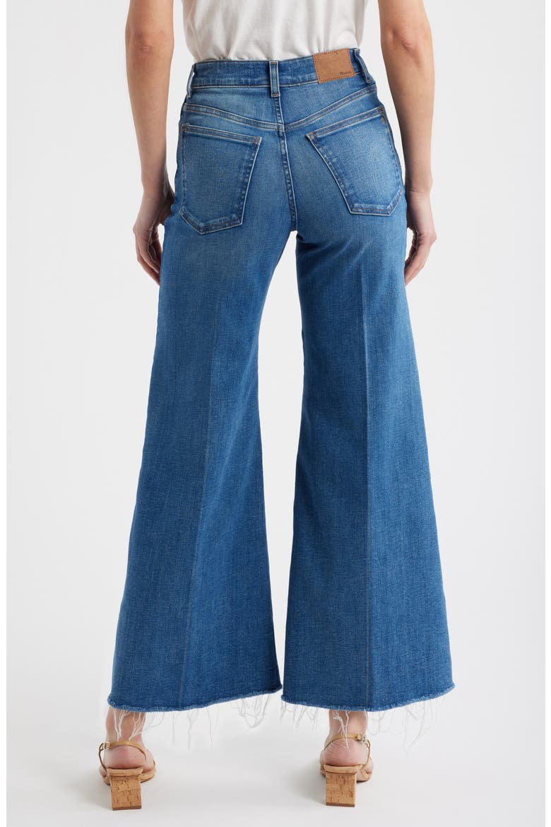 Flared Wide Leg Jeans, Alternate, color, HARLEYSVILLE WASH