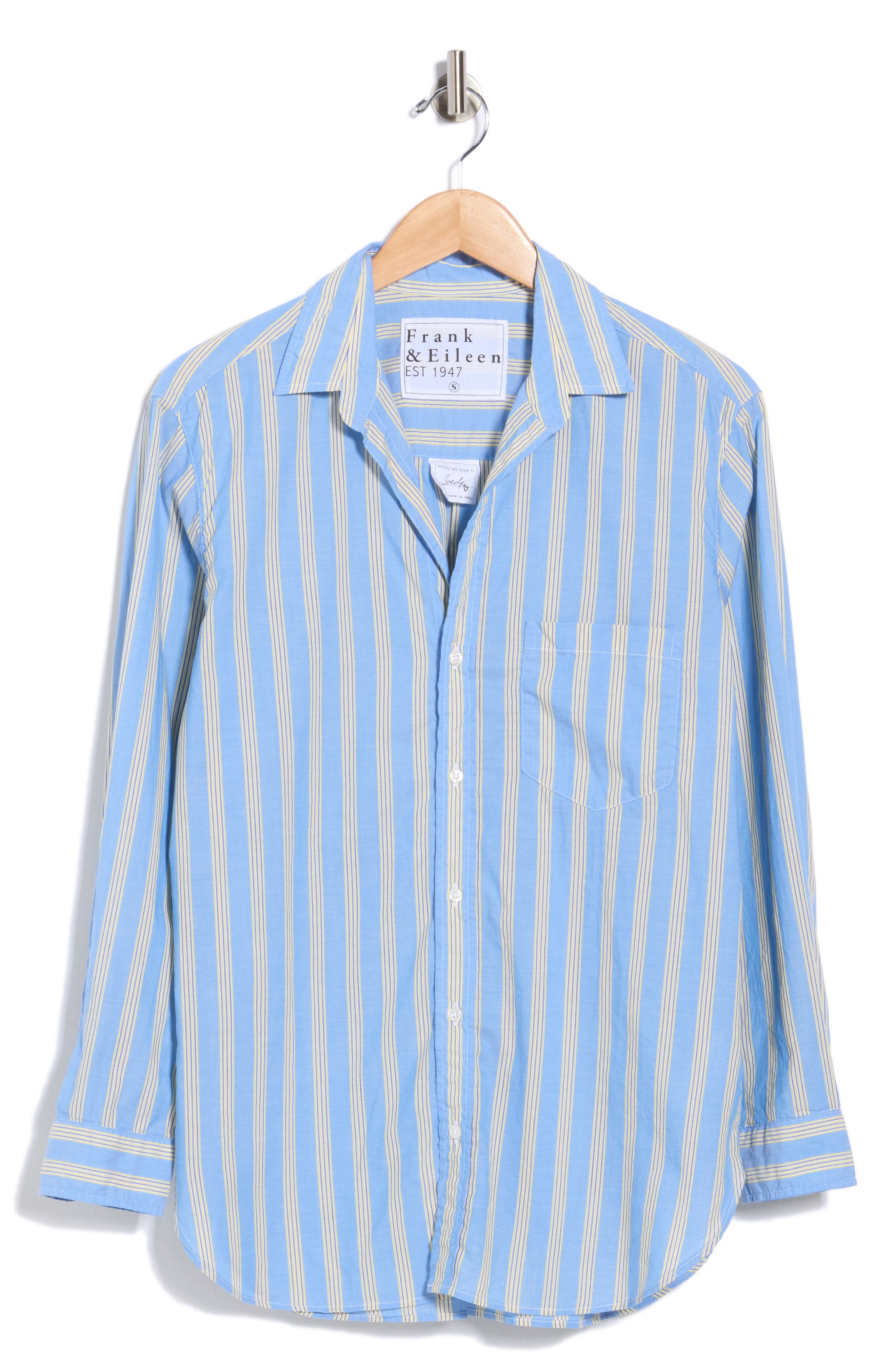 Joedy Striped Cotton Boyfriend Shirt