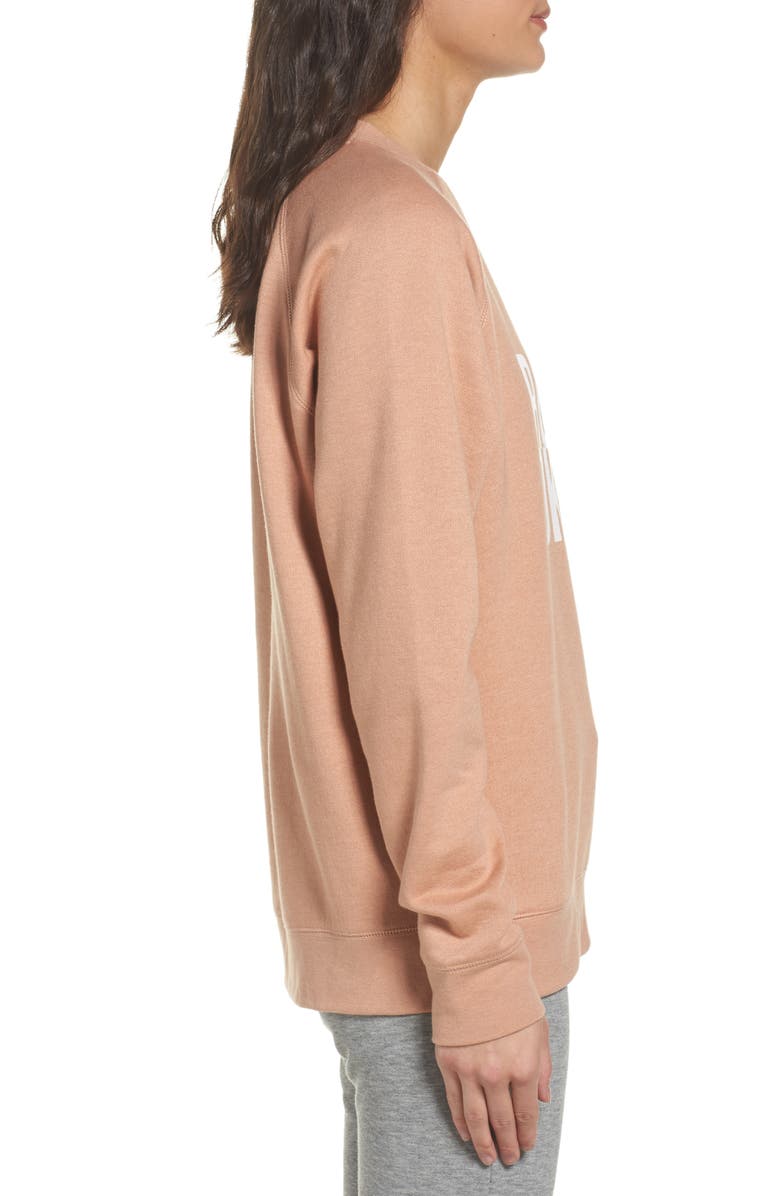 BRUNETTE the Label Rosé Okay Sweatshirt, Alternate, color,